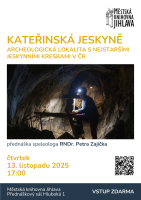 Kateřinské jeskyně_knihovna Jihlava_plakát